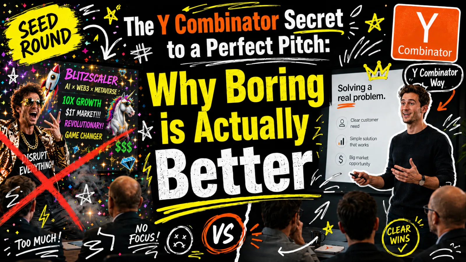 The YC Secret to a Perfect Pitch: Why Boring is Actually Better — image 1 of 1